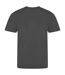 Unisex adult smooth t-shirt charcoal AWDis Cool