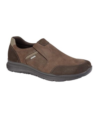 IMAC Mens Leather Casual Shoes (Brown) - UTDF2098
