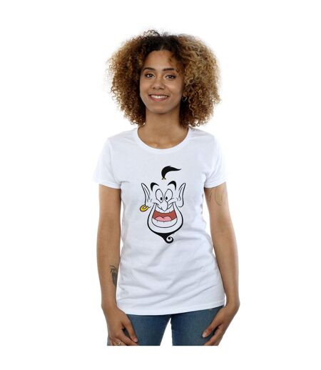 Disney - T-shirt ALADDIN GENIE FACE - Femme (Blanc) - UTBI15848
