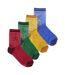 4 Pack Novelty Harry Potter Houses Socks for Men and Women-5