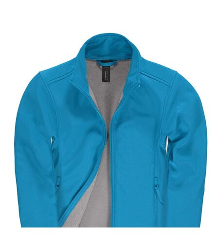 Veste Softshell Femme Bleu Atoll Gris B&C