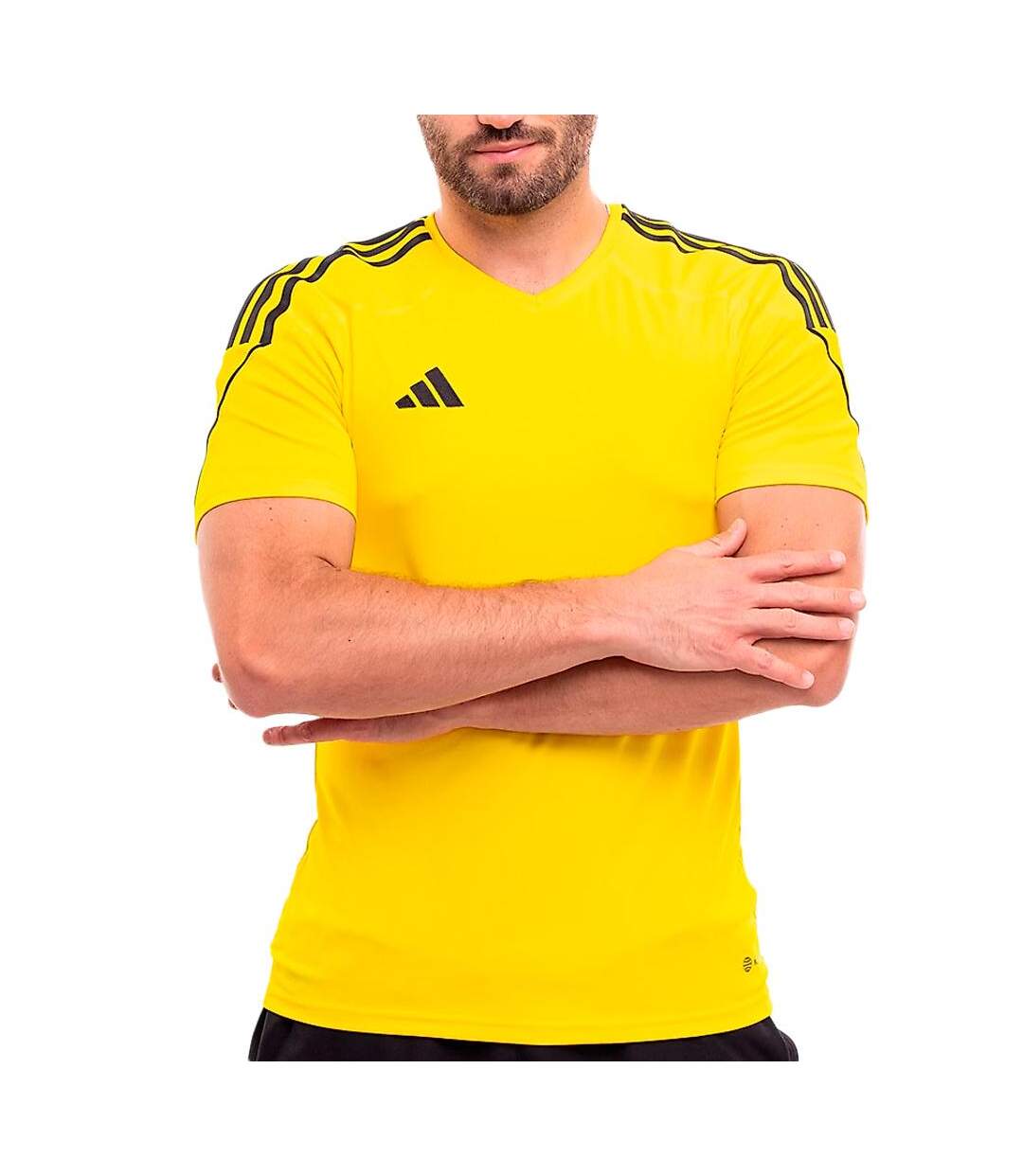 Maillot de sport jaune homme adidas tiro 23-1