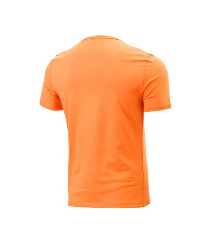 T-shirt Orange Homme Guess Triangle