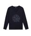 T-Shirt manches longues marine foncé femme tbs lugdotee-1