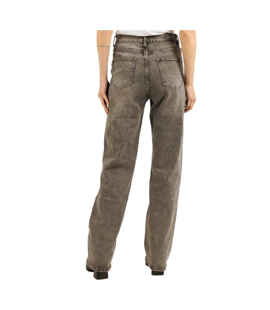 Jean gris wide leg femme monday premium 3255-2