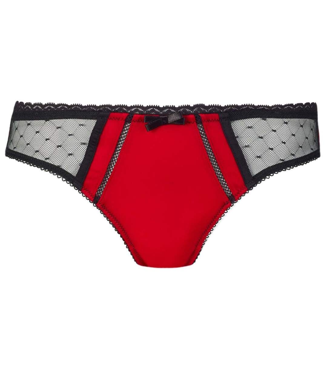 Slip rouge/noir Tania