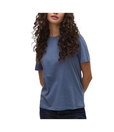 T-shirt Bleu Femme Vero Moda Paulina - L