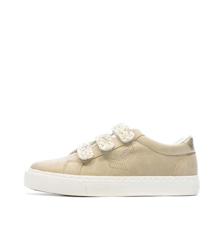 Baskets beige femme kaporal tippy