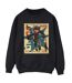Disney - Sweat BIG HERO BAYMAX HIRO NEWSPAPER - Femme (Noir) - UTBI11434-1