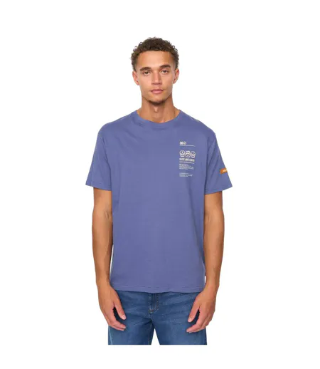 Mens Cramptone T-shirt Denim Blue Duck And Cover