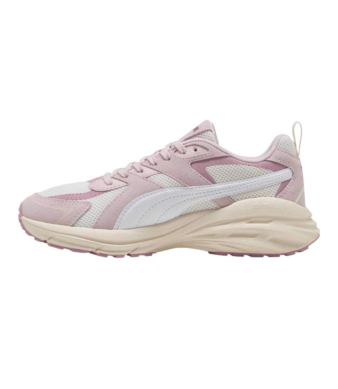 Womens/ladies Hypnotic Suede Low Cut Trainers Vaporous Grey Puma-2