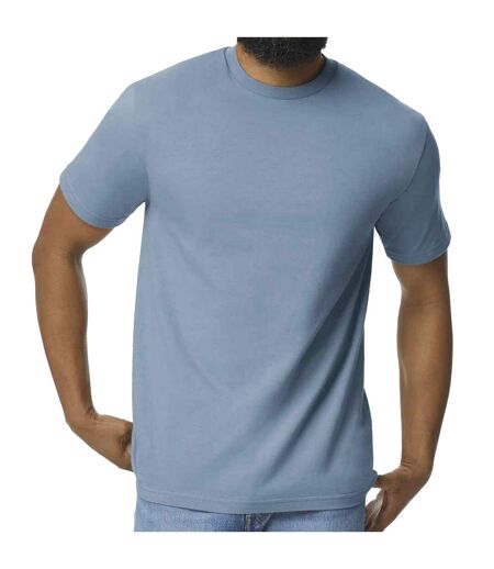Gildan Mens Midweight Soft Touch T-Shirt (Stone Blue)