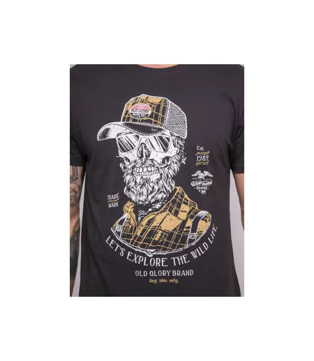 T-shirt manches courtes imprimé JAGUAR