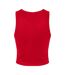 Débardeur Femme Rouge Uni Bella + Canvas-2