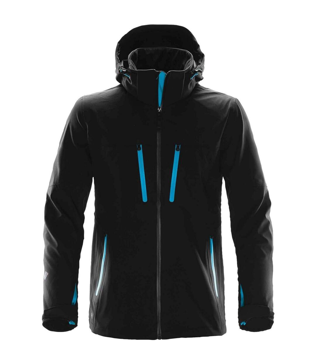 Veste Softshell Patrol Homme Noir Électrique Stormtech-1