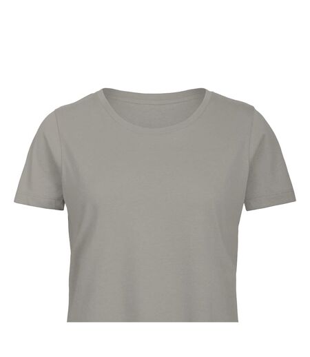 Womens/ladies Organic T-shirt Light Grey B&C