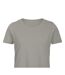 Womens/ladies Organic T-shirt Light Grey B&C-2