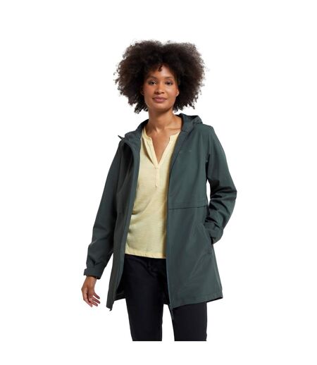 Womens/ladies Hilltop Ii Waterproof Jacket Dark Khaki Mountain Warehouse