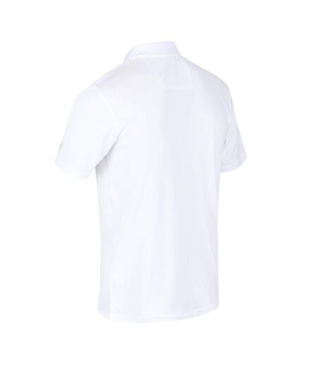 Regatta Mens Maverick V Active Polo Shirt (White) - UTRG4931