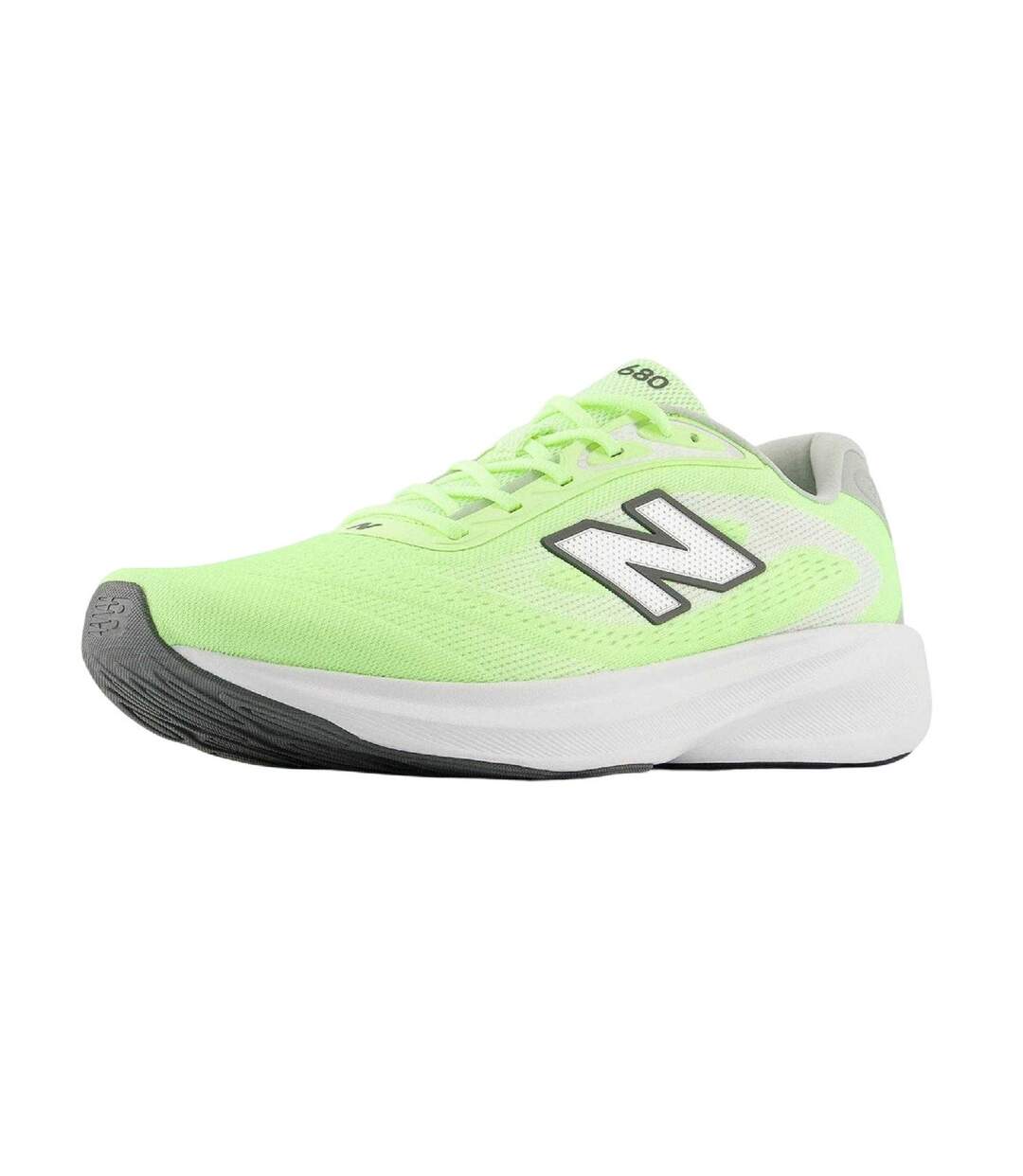 Chaussures V9 Femme Gris Vert Fluo New Balance-2