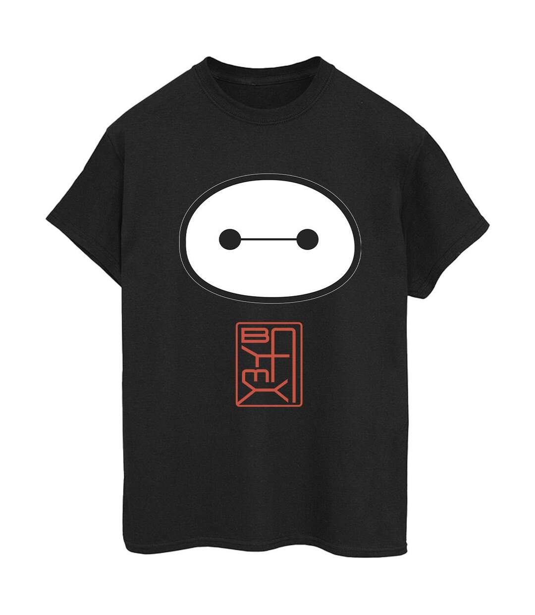 Disney - T-shirt BIG HERO BAYMAX ICON - Femme (Noir) - UTBI15584-1