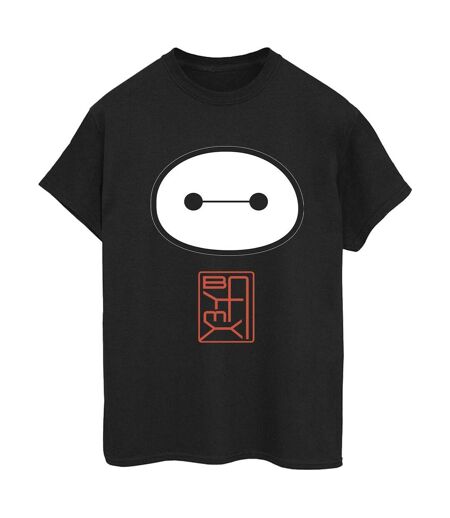 Disney - T-shirt BIG HERO BAYMAX ICON - Femme (Noir) - UTBI15584