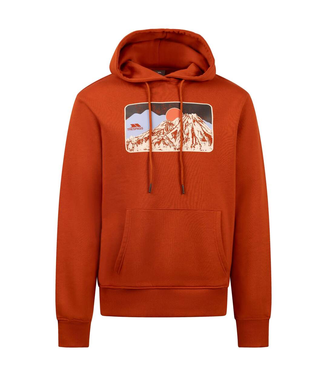 Mens Norton Mountain Hoodie Burnt Orange Trespass-1