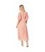 Robe mi-longue femme rose Dorothy Perkins-2