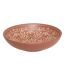 Lot de 6 Assiettes Creuses en Céramique Inès 20cm Terracotta-1