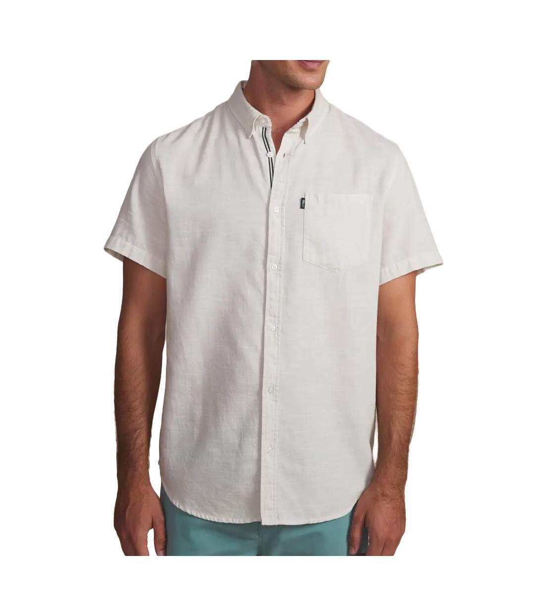 Chemise beige homme tbs calel-1
