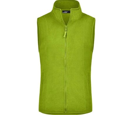 Gilet sans manches bodywarmer polaire femme - JN048 - vert citron