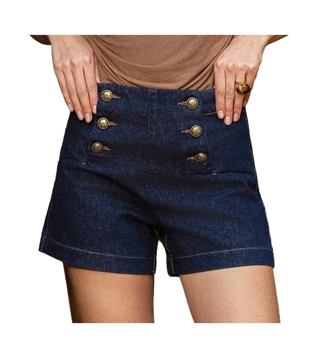Short bleu femme oraije victorinette-1