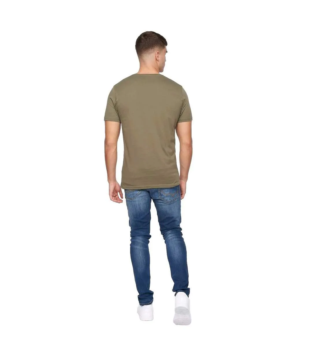 Pack Of 5  Mens Jerome Assorted Designs T-shirt  Multicoloured Crosshatch-3