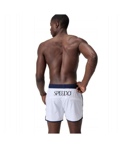 Short De Bain Style Logo Volley Homme Blanc Speedo
