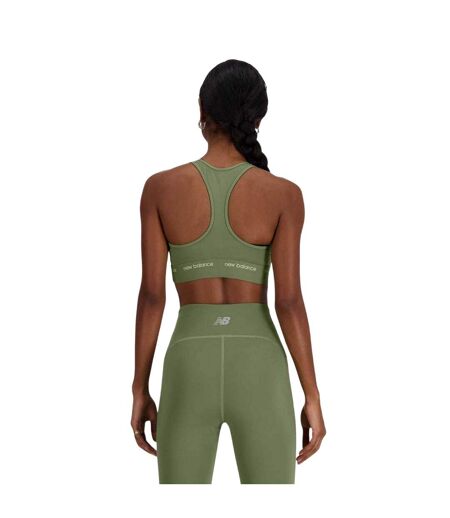 Brassière De Sport Femme Kaki New Balance