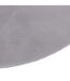 Tapis Rond Imitation Fourrure Doucea 80cm Gris-2