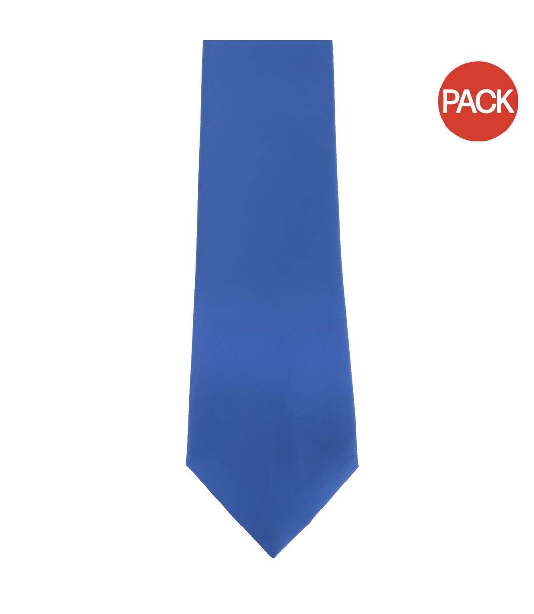 Premier Mens Plain Satin Tie (Narrow Blade) (Pack of 2) (Mid blue) (One Size) - UTRW6934