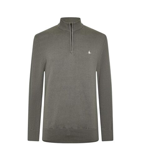 Mens Funnel Neck Jumper Slate Jack Wills