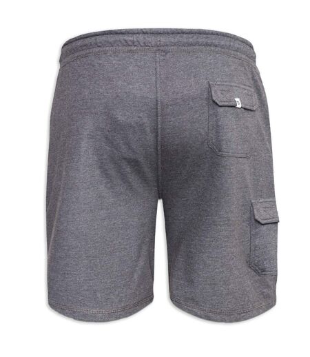 Duke Mens D555 John Kingsize Lightweight Cotton Cargo Shorts (Grey) - UTDC146