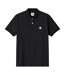 Mens Jerry Regular Polo Shirt Black Pretty Green-2