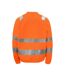 Mens Prio 6106 Sweatshirt Orange Projob-2