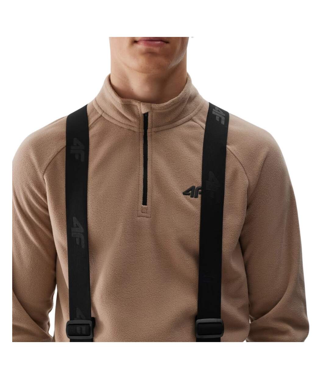 Haut Polaire M044 Homme Beige Crème 4F-4