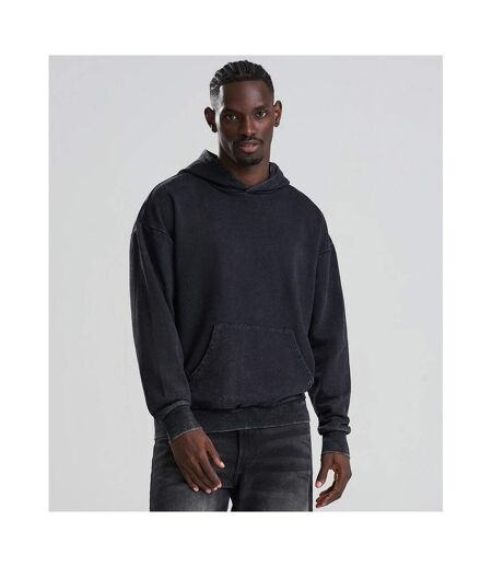 Unisex Adult Vintage Wash Hoodie Washed Black AWD