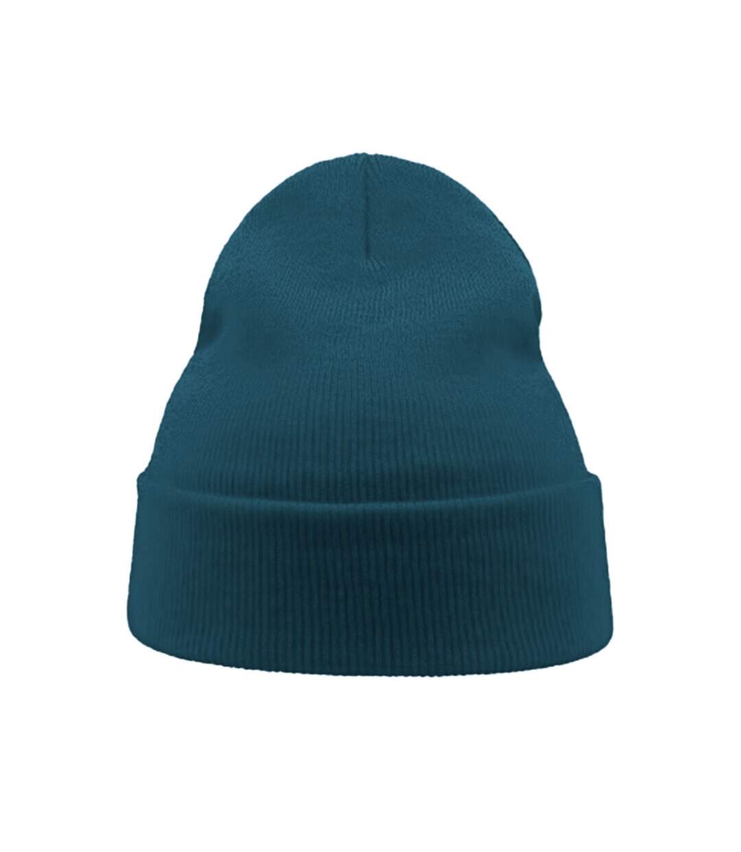 Wind double skin beanie with turn up sapphire blue Atlantis-3