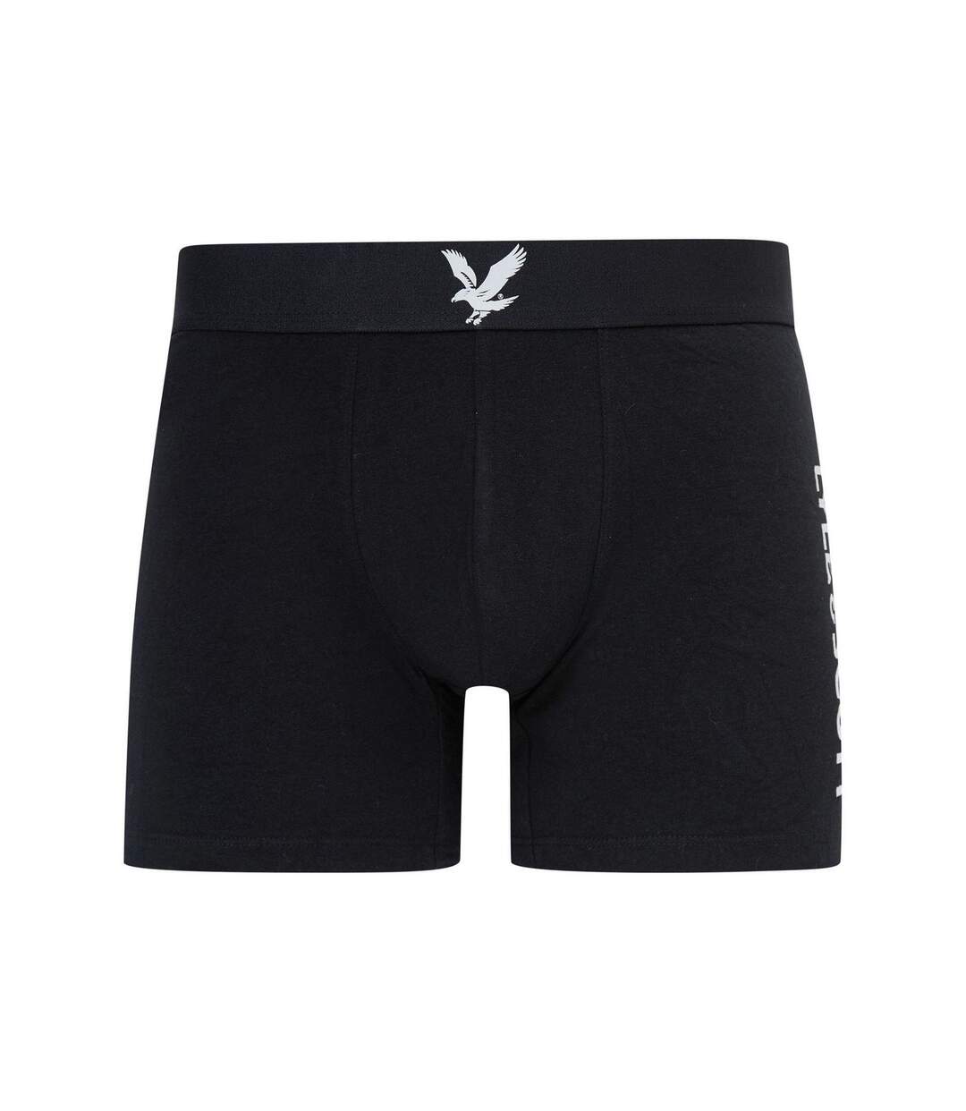 Pack Of 3  Mens Jonathan Boxer Shorts  Black Lyle & Scott-3