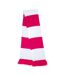 Écharpe Team Taille Unique Fuchsia Blanc Result Winter Essentials-2