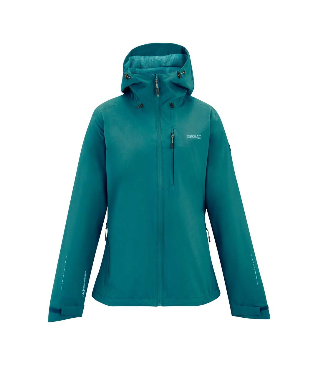 Veste Imperméable À Capuche Oklarna Femme Vert Sarcelle Regatta-2