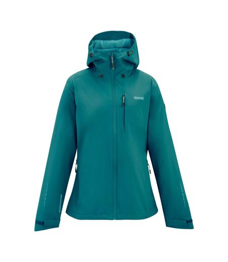 Veste Imperméable À Capuche Oklarna Femme Vert Sarcelle Regatta