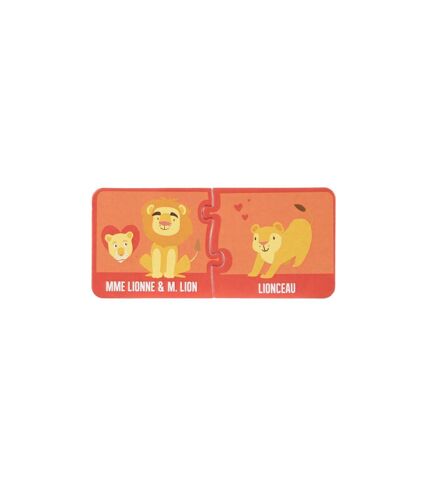 Jeu de 30 Cartes Educatives Animaux 7cm Multicolore