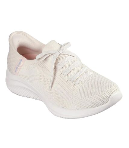 Womens/ladies ultra flex 3.0 brilliant trainers natural Skechers